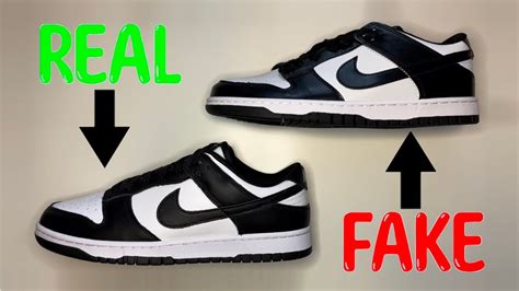 real nike panda dunks